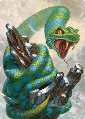 Ohran Frostfang Art Card (42), Art Series: Commander Masters — Magic card price