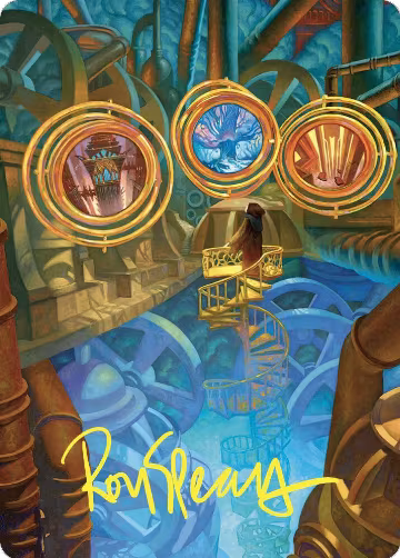 Extraplanar Lens Art Card (Gold-Stamped Signature) (46), Art Series: Commander Masters — Magic card price