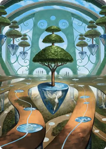 Rejuvenating Springs Art Card (48), Art Series: Commander Masters — Magic card price
