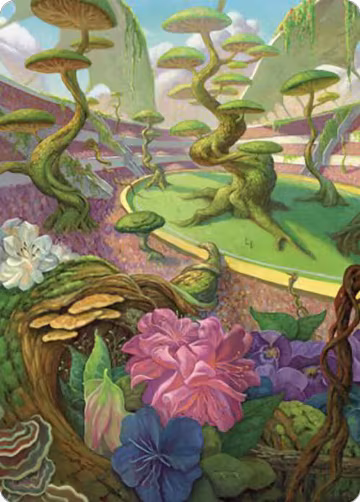 Undergrowth Stadium Art Card (49), Art Series: Commander Masters — Magic card price