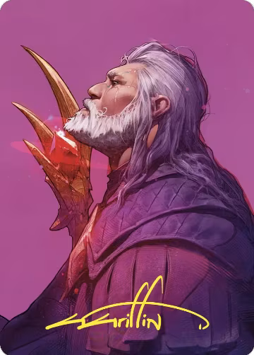 Urza, Lord High Artificer Art Card (Gold-Stamped Signature) (53), Art Series: Commander Masters — Magic card price