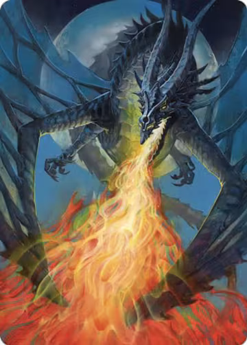 Balefire Dragon Art Card (65), Art Series: Commander Masters — Magic card price