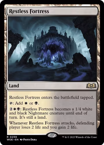 Restless Fortress (259), Wilds of Eldraine — Magic card price