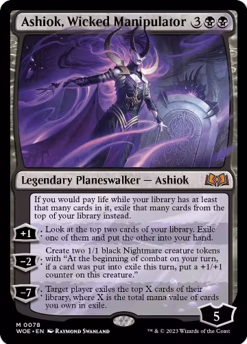 Ashiok, Wicked Manipulator (78), Wilds of Eldraine — Magic card price