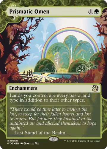 Prismatic Omen (60), Wilds of Eldraine: Enchanting Tales — Magic card price