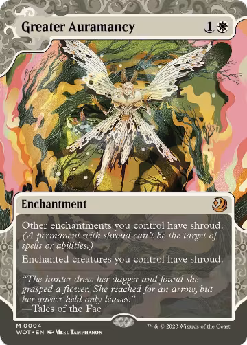 Greater Auramancy (4), Wilds of Eldraine: Enchanting Tales — Magic card price