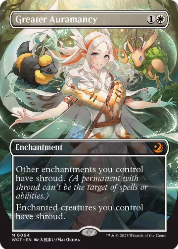 Greater Auramancy (Anime Borderless) (64), Wilds of Eldraine: Enchanting Tales — Magic card price