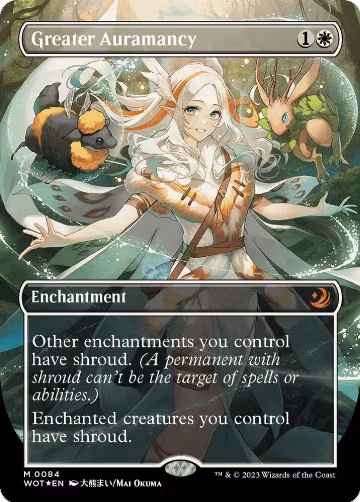 Greater Auramancy (Anime Borderless) (Confetti Foil) (84), Wilds of Eldraine: Enchanting Tales — Magic card price