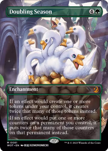 Doubling Season (Anime Borderless) (81), Wilds of Eldraine: Enchanting Tales — Magic card price