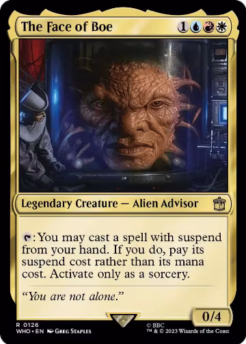 The Face of Boe (126), Universes Beyond: Doctor Who — Magic card price