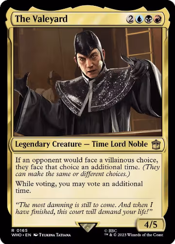 The Valeyard (165), Universes Beyond: Doctor Who — Magic card price