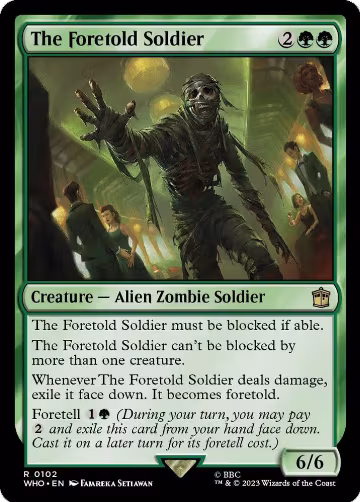 The Foretold Soldier (102), Universes Beyond: Doctor Who — Magic card price