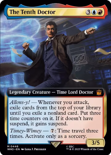 The Tenth Doctor (Extended Art) (446), Universes Beyond: Doctor Who — Magic card price