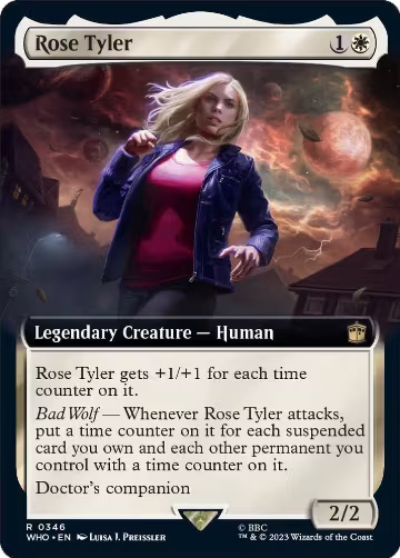 Rose Tyler (Extended Art) (346), Universes Beyond: Doctor Who — Magic card price