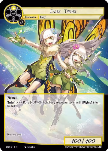 Fairy Twins (CST-011 N), Clash of the Star Trees — Force of Will card price