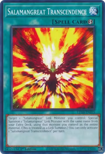 Salamangreat Transcendence (LD10-EN015), Legendary Duelists: Soulburning Volcano — Yu-Gi-Oh! card price