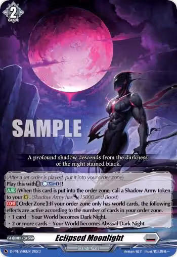 Eclipsed Moonlight (D-PR/240EN), D Promo Cards — Vanguard card price