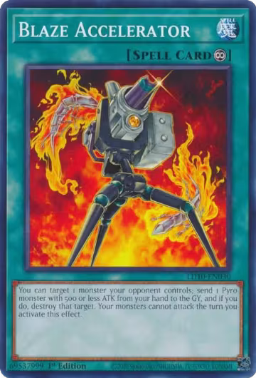 Blaze Accelerator (LD10-EN030), Legendary Duelists: Soulburning Volcano — Yu-Gi-Oh! card price