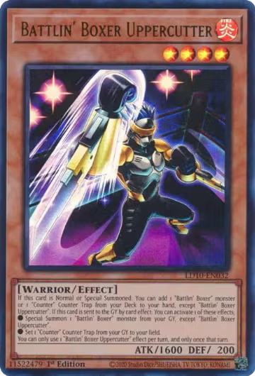 Battlin' Boxer Uppercutter (LD10-EN032) — card price