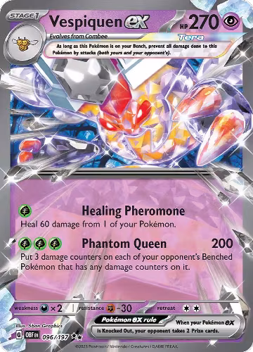 Vespiquen ex (096/197), Obsidian Flames — Pokémon card price