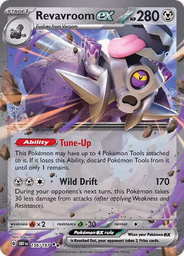 Revavroom ex (156/197), Obsidian Flames — Pokémon card price