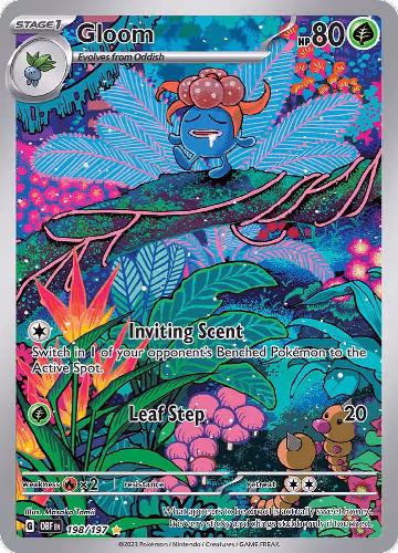 Gloom - 198/197 (198/197), Obsidian Flames — Pokémon card price