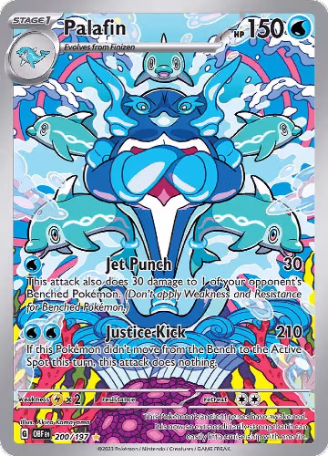 Palafin - 200/197 (200/197), Obsidian Flames — Pokémon card price