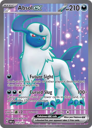 Absol ex - 214/197 (214/197), Obsidian Flames — Pokémon card price