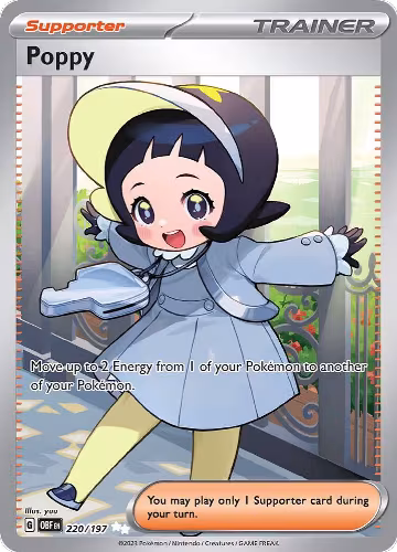 Poppy - 220/197 (220/197), Obsidian Flames — Pokémon card price
