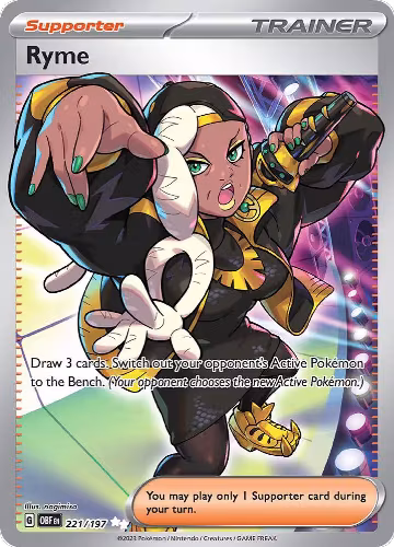 Ryme - 221/197 (221/197), Obsidian Flames — Pokémon card price