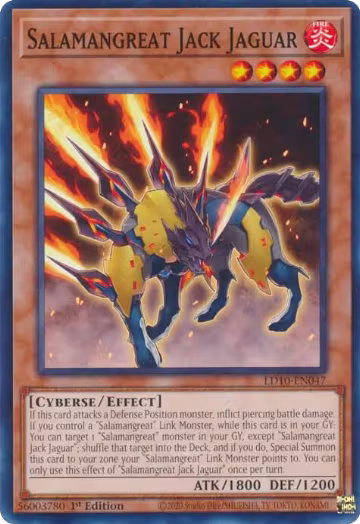 Salamangreat Jack Jaguar (LD10-EN047), Legendary Duelists: Soulburning Volcano — Yu-Gi-Oh! card price