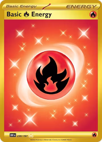 Basic Fire Energy - 230/197 (230/197), Obsidian Flames — Pokémon card price