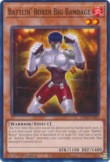 Battlin' Boxer Big Bandage (LD10-EN055), Legendary Duelists: Soulburning Volcano — Yu-Gi-Oh! card price