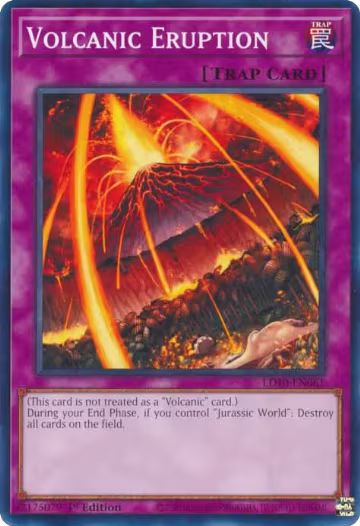 Volcanic Eruption (LD10-EN061), Legendary Duelists: Soulburning Volcano — Yu-Gi-Oh! card price
