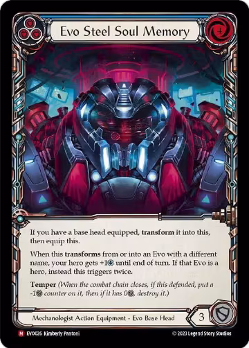 Evo Steel Soul Memory (EVO026), Bright Lights — Flesh & Blood card price