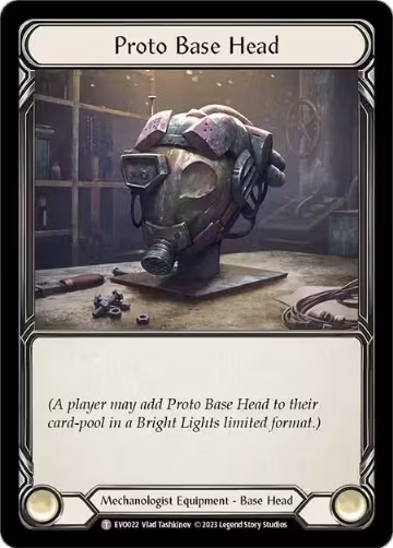 Proto Base Head (EVO022), Bright Lights — Flesh & Blood card price