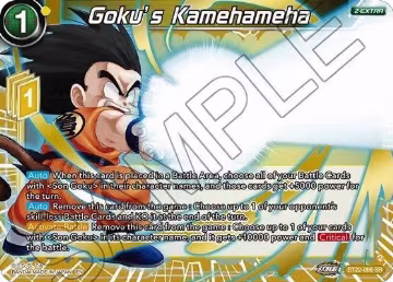 Goku's Kamehameha (BT22-086), Critical Blow — DB Super card price