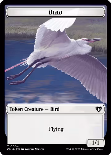 Bird // Zombie (0013) Double-Sided Token (4 // 13), Commander Masters — Magic card price