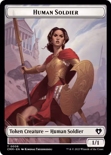 Human Soldier // Drake Double-Sided Token (6 // 12), Commander Masters — Magic card price