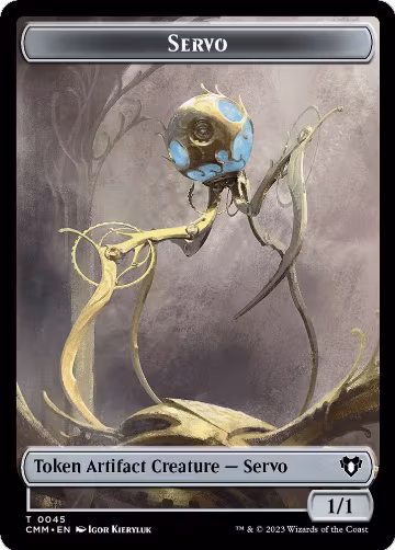 Servo // Construct (0042) Double-Sided Token (45 // 42), Commander Masters — Magic card price