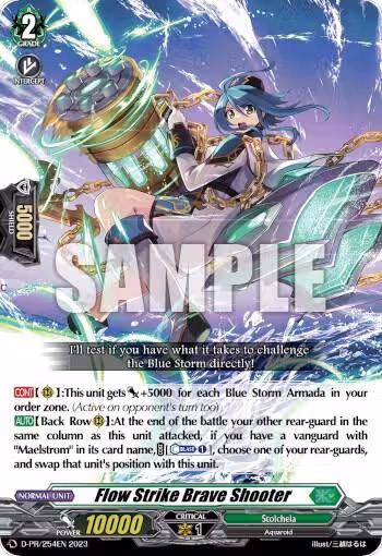 Flow Strike Brave Shooter (D-PR/254EN), D Promo Cards — Vanguard card price