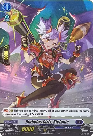 Diabolos Girls, Stefanie (Foil) (D-PR/245 (Foil)), D Promo Cards — Vanguard card price