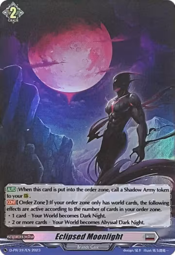 Eclipsed Moonlight (Foil) (D-PR/247EN), D Promo Cards — Vanguard card price