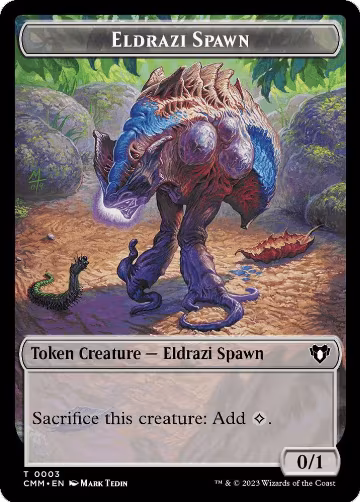 Eldrazi Spawn // Myr Double-Sided Token (3 // 43), Commander Masters — Magic card price