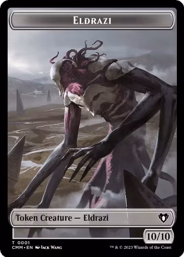 Eldrazi // Elemental (0037) Double-Sided Token (1 // 37), Commander Masters — Magic card price