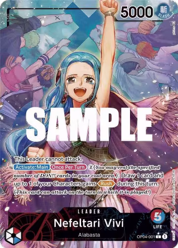 Nefeltari Vivi (001) (Alternate Art) (OP04-001) — card price