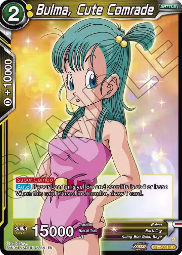 Bulma, Cute Comrade (BT22-091), Critical Blow — DB Super card price