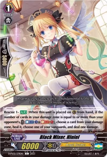 Black Mixer, Hiniel (D-PV01/179EN), D-PV01: History Collection — Vanguard card price