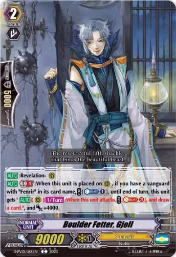 Boulder Fetter, Gjoll (D-PV01/183EN), D-PV01: History Collection — Vanguard card price