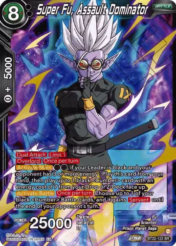 Super Fu, Assault Dominator (BT22-123), Critical Blow — DB Super card price